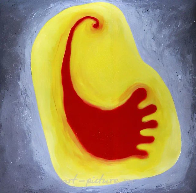 Big Dabloid, 1990, canvas on orgalith, oil, 215x215 cm. Author`s property