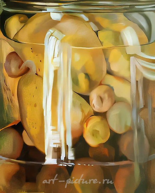 Аквариум 1, 1990, Холст, масло, 120х100 см Собственность автора