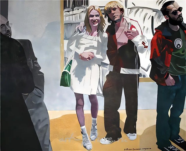 World of Art, 2009, oil on canvas, 160x200