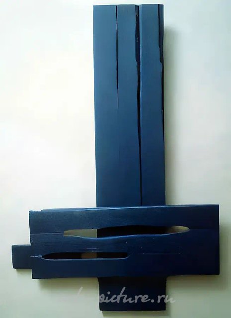 蓝色物体，1993年，木板油画，140x120厘米。作者藏。