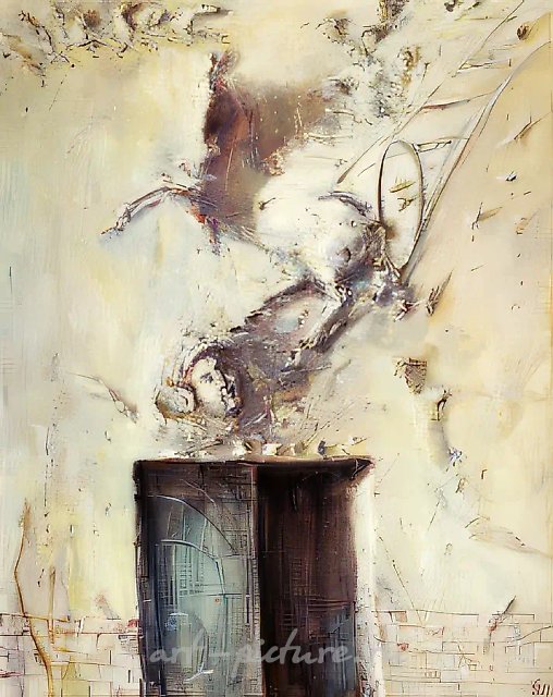 Стена I, 1988, Холст, масло, 150 х 115 см Собственность автора