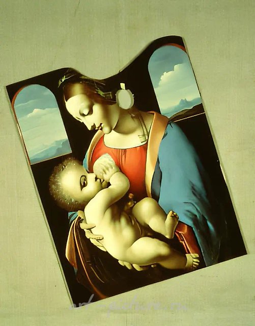Mirror Palette, 1992, Wood, oil, varnish, 50 x 40 cm Ch.Keesee’s collection, USA