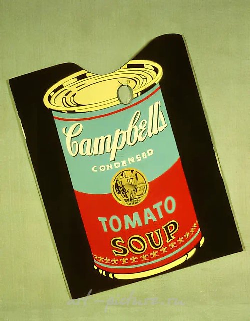 Pop Art Palette, 1992, Wood, oil, varnish, 50 x 40 cm Ch.Keesee’s collection, USA