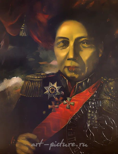 Портрет Мао с красной лентой, 1992, Холст, масло, 200х150 см Galerie Mur Mur, Париж, Франция