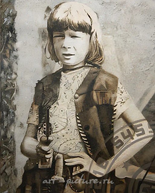 Оружие, которое устарело, 2007, Холст, масло,
