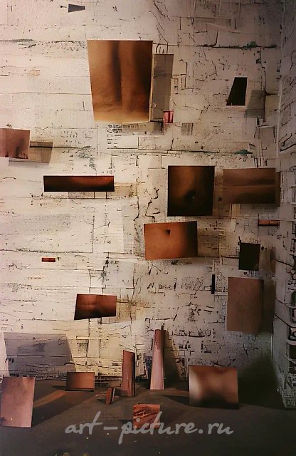 Body Stream. From the project «Body Space», 1995, colour photo, plexiglass. Authors` property