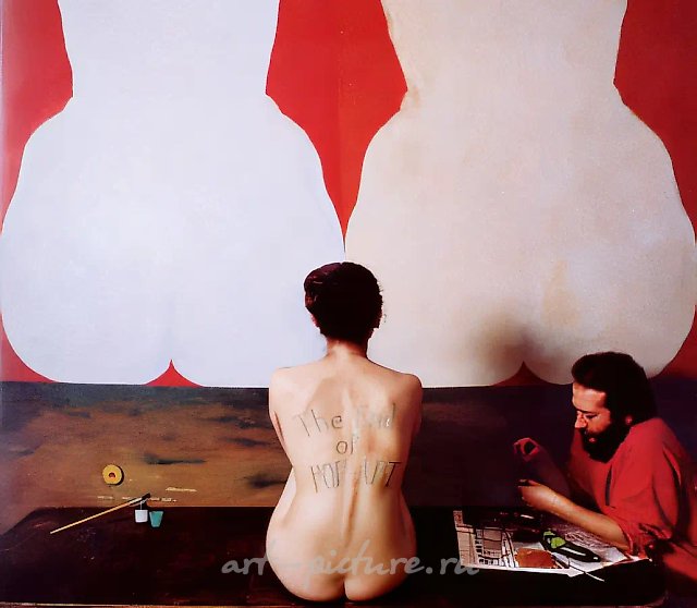 Конец Поп-Арта. Акция, 1981, Фреска, 300х300 см Собственность автора