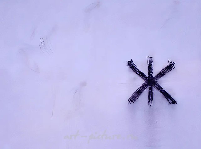 环游世界。双联画，1994年，布面油画和炭笔，170×200厘米，作者自藏