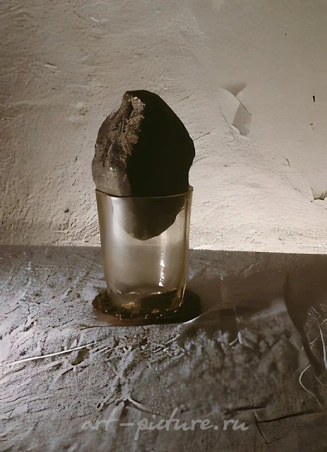 Вечные часы, 1985, Смешанная техника, 25х12х12 см Собственность автора