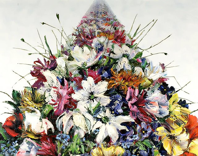 Фрагмент, 1993, Холст, масло, 180х200 см Коллекция Югорского банка, Москва