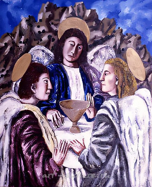 Троица, 1994, Холст, масло, 130х110 см Собственность автора
