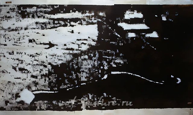 Talisman, 1990, canvas, oil, 240x140 cm. Author`s property