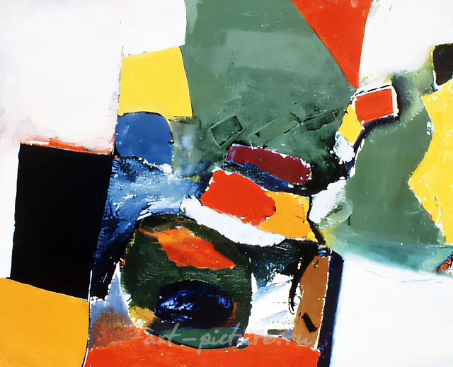Совмещение крайностей, 1987, Холст, масло, 120 х 145 см Частное собрание, Париж, Франция