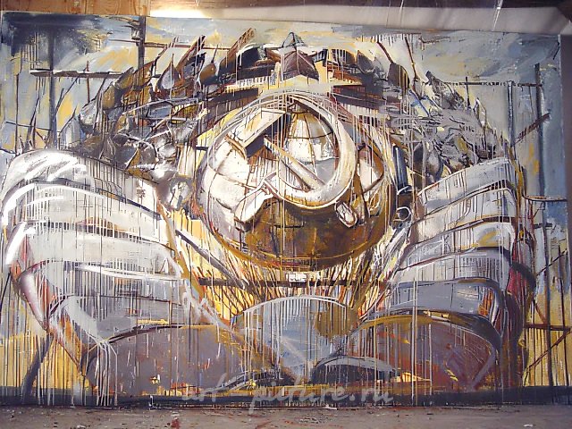 Герб, 2005, живопись, 200х300