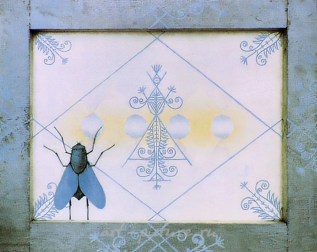“Paramen”项目，Galerie Grita Insam，维也纳，奥地利，1994年，布面丙烯，75 x 60 厘米，Galerie Grita Insam，维也纳，奥地利