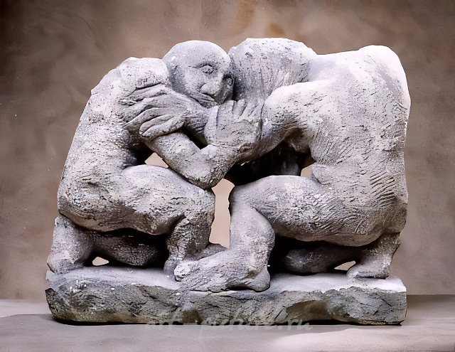 Колыбельная, 1992, камень, 23x38x17