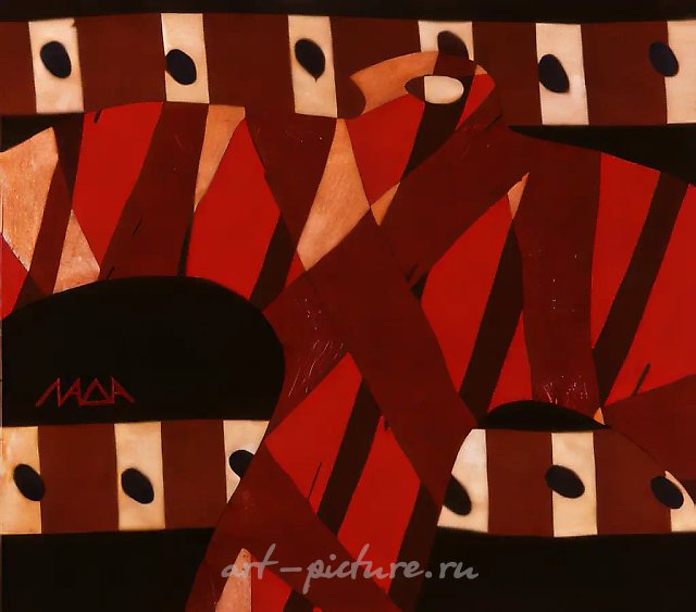 Птица, 1994, холст, масло, 60x70 см. Собственность автора