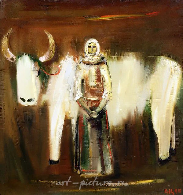 Кормилица, 1987, холст, масло, 115 х 100 см Государственная Третьяковская галерея, Москва