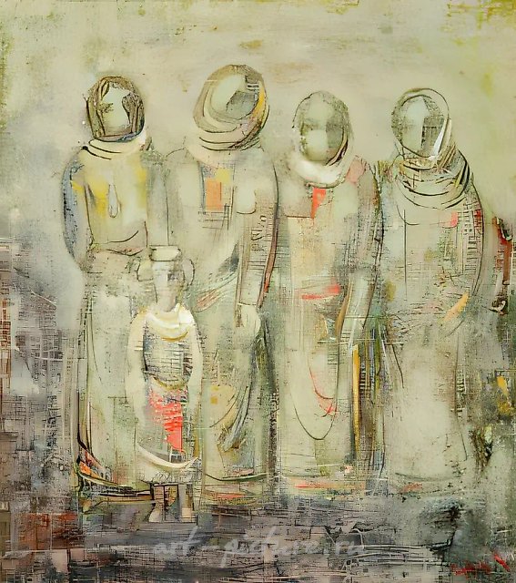 Memories, 1995, canvas, oil, 75x65. Author`s property