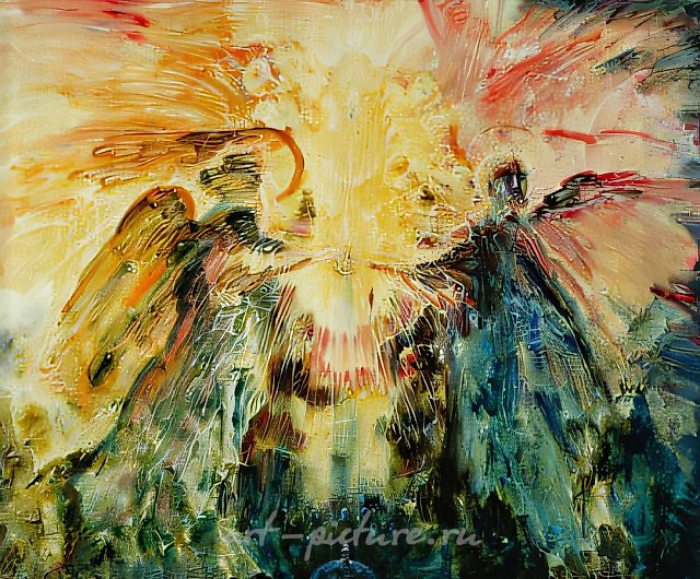 Сотворение душ, 1995, холст, масло, 100х120