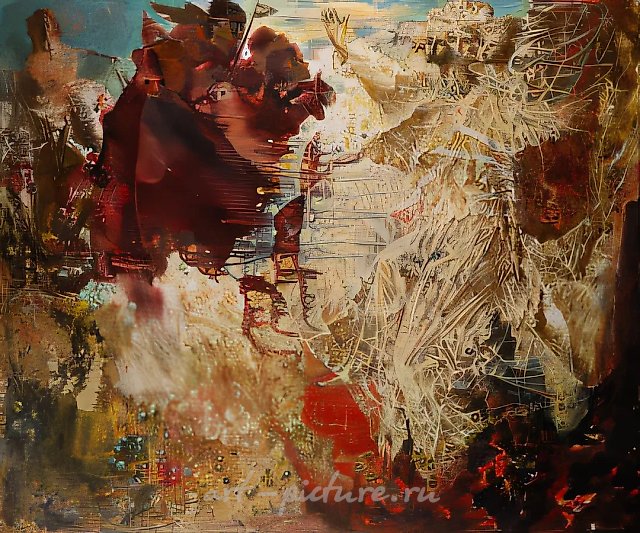 Видение Ангела, 1993, холст, масло, 89х116