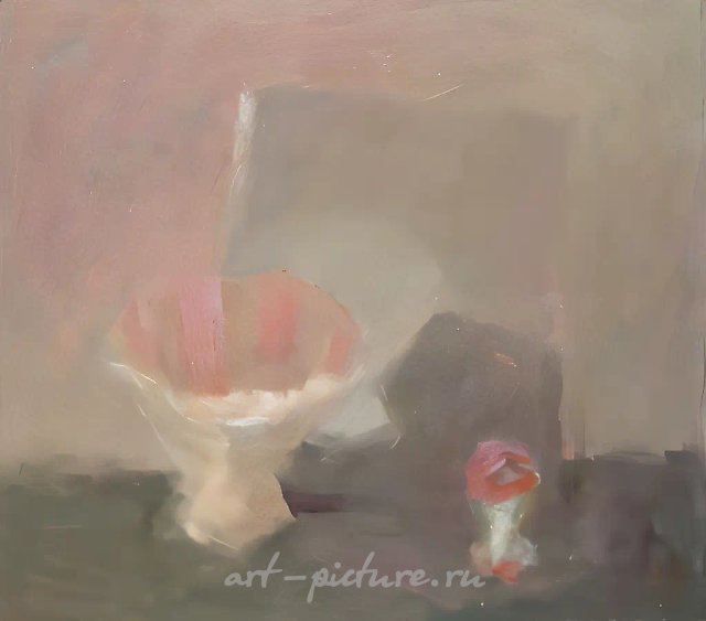 Натюрморт с зеркалом, 1994, холст, масло, 60х70