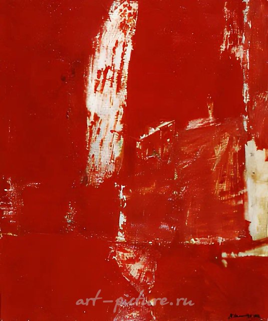 Июнь-Июль..., 1996, масло на холсте, 60x50