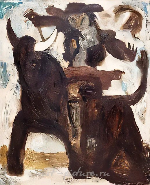 Devoted to Goya (Torrero), 1982, холст, масло, 116x97