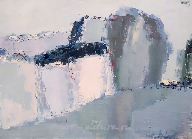 Пейзаж, 1963, холст, масло, 66x93 Собственность автора