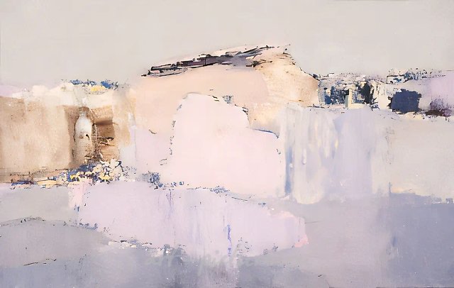 Пейзж, 1964, холст, масло, 55x84.5 Коллекция Н.Алешиной