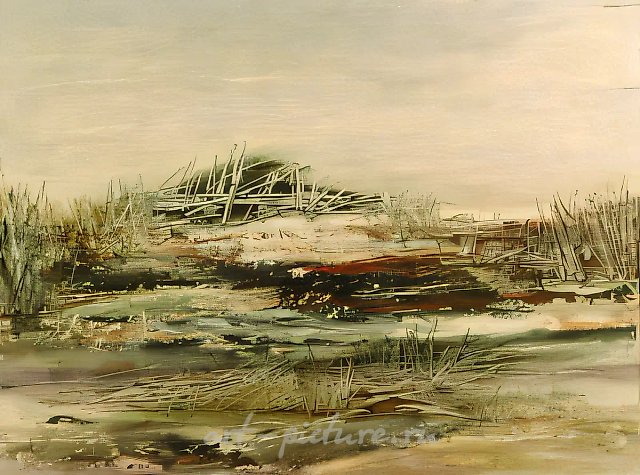 Без названия, 0, холст, масло, 96.5x90 Частное собрание