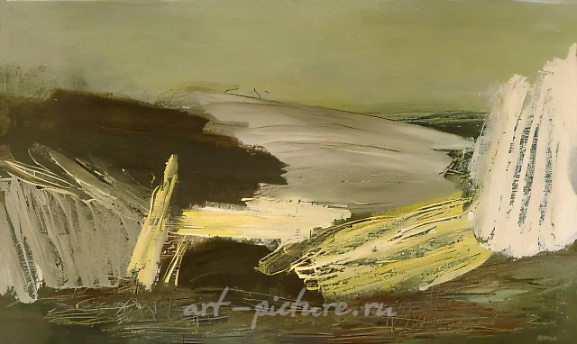 Без названия, 0, холст, масло, 50x80 Частное собрание