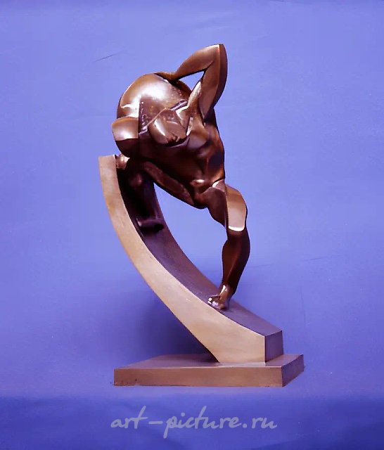西西弗，1991年，青铜，51×29×28