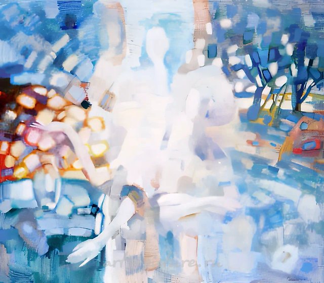 Ночной мотылек, 1996, холст, масло, 100х110