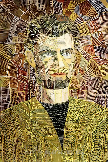 Портрет брата, 1990, бумага, гуашь, 74x56