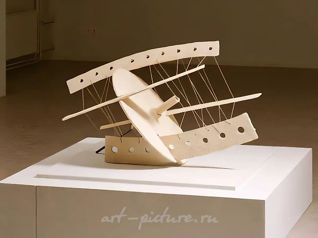Бочка, 1996, керамика, железо, вощёная нить, 115x70x70 см