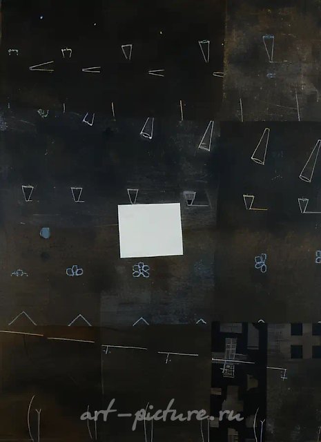 Календарь, 1993, холст, масло, 190х138