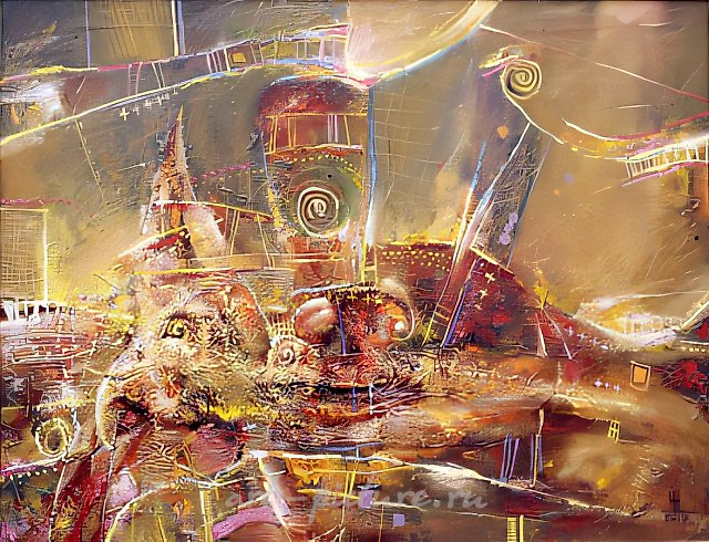 Индийские веды., 2000, холст, масло, 60х85