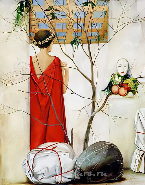 Белое пространство., 1998, холст, масло, 120х100 Собственность автора.