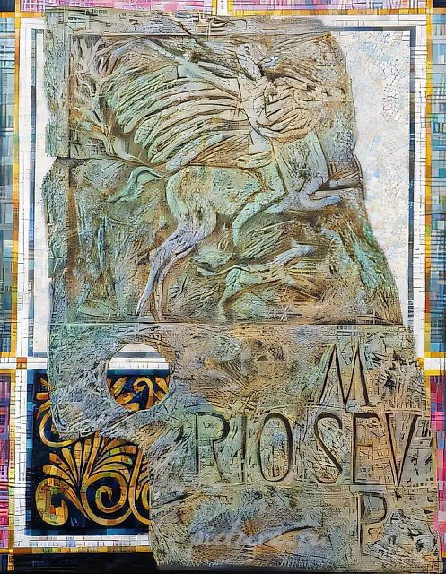 Люцию Фурию Севту..., 1996, холст, см.техника, 100 х 80