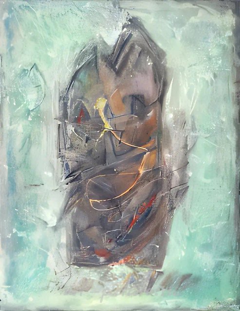 Космогония — III, 1996, масло на холсте, 80x80