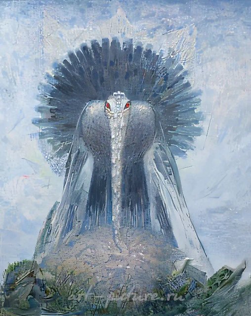Индюк, 1986, холст, масло, 110,5х85 Собственность автора