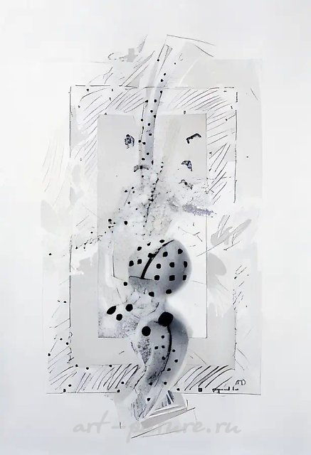 Жэки, 1995, автолитография, 72,5х41,5 Собственность автора