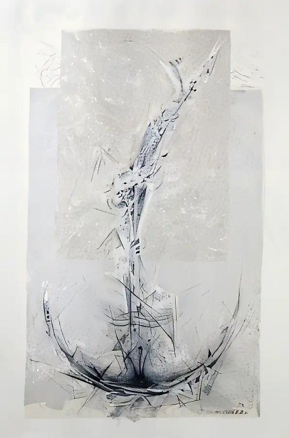 Якорь, 1996, автолитография, 74,5х46,5 Собственность автора