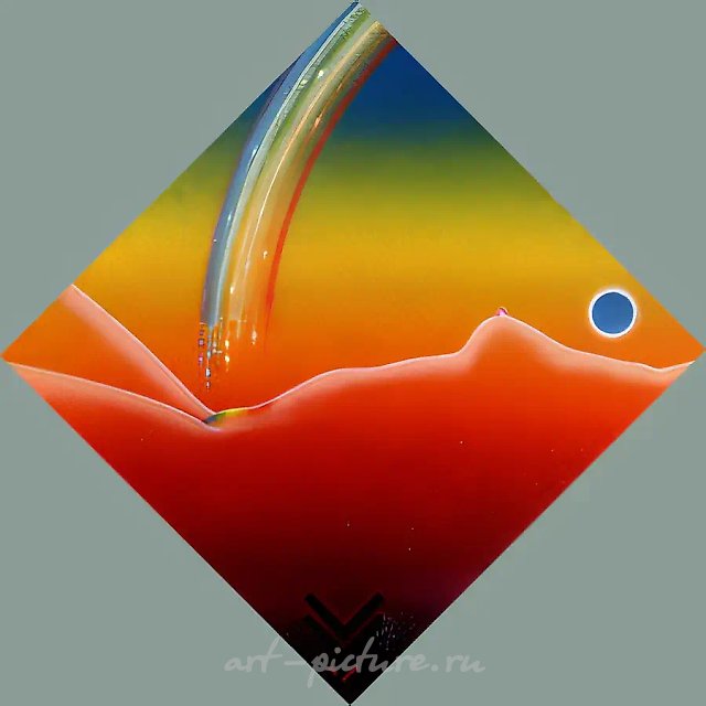 Даная, 1982, холст, масло, 100x100. Собственность автора