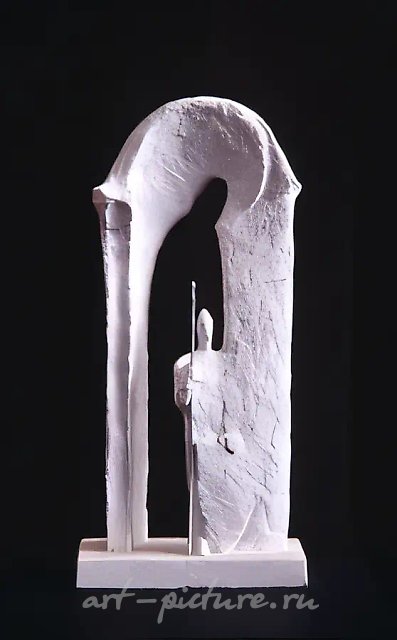 Эскиз памятника к 850-летию Ельца, 1996, гипсовая отливка, 35x16x10. Собственность автора
