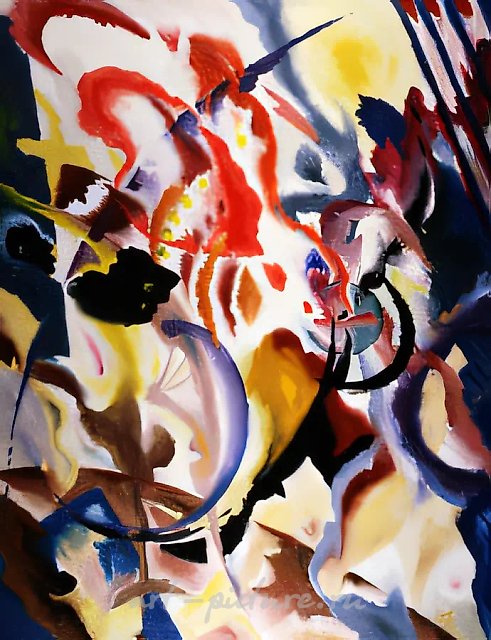 Восторг Ренессанса, 1996, масло на холсте, 120x90. Собственность автора