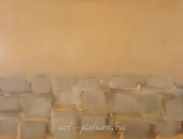 Composition, 1996, cardboard, oil, 73x101 Author's property