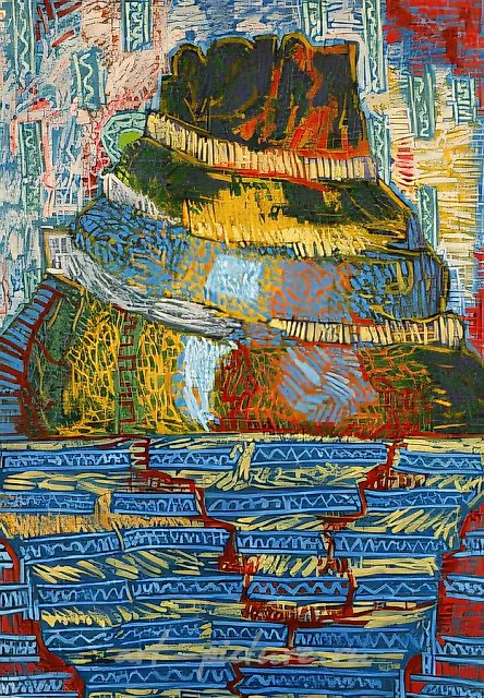 梦想，1997年，布面油画，100x80