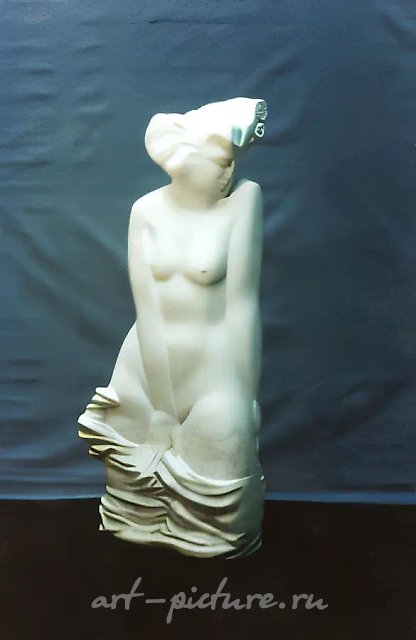 Moscow, 1994, marble, 97x40x20. Private collection